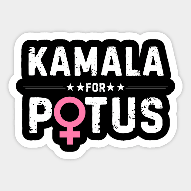Kamala For POTUS Sticker by The WYLD Tribe